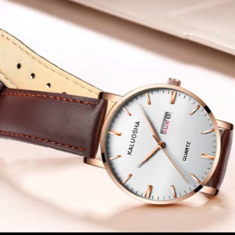 (KỊCH SÀN) Đồng Hồ Nam 2 Lịch KALUOSHA JAPAN Đẳng Cấp DOanh Nhân Dây Da Cao Cấp_Full Box | BigBuy360 - bigbuy360.vn