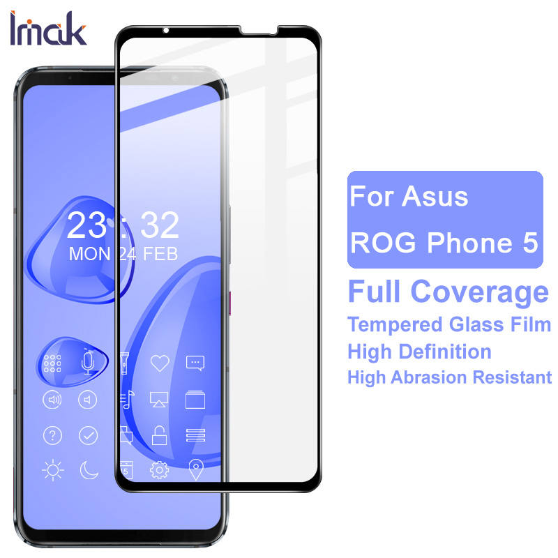 Imak cho ASUS ROG Phone 5 Pro ZS673KS Kính cường lực cho ASUS ROG Phone5 Ultimate Full Keo dán bảo v