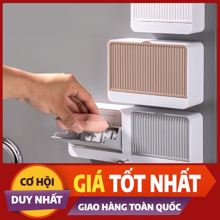 ⚡FREE SHIP⚡Hộp đựng Xà Phòng Gắn Tường ♥️GỌN - TIỆN - SẠCH♥️ dùng đựng xà phòng rửa tay, xà phòng tắm gọn gàng, sạch s