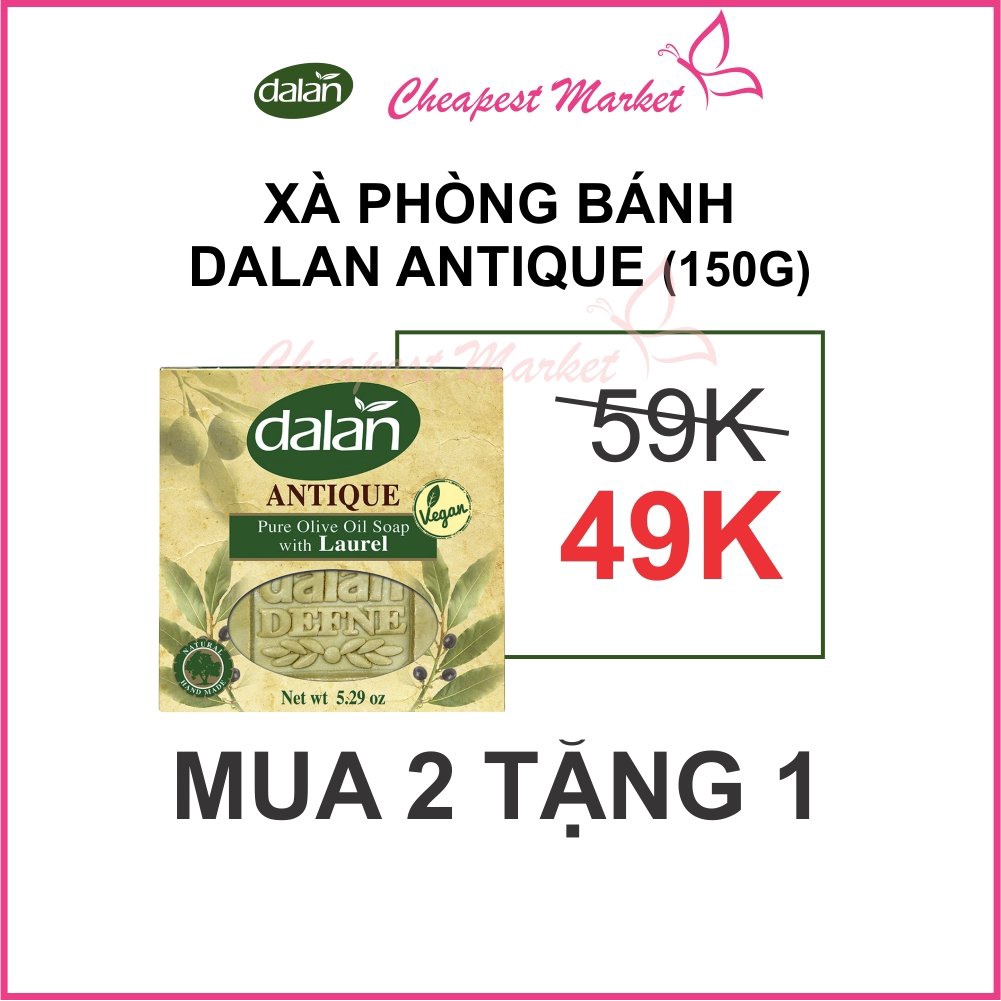 Xà Phòng Cục Dalan Hoa Thụy Hương Và Dầu Oilve Daphne Soap With Olive Oil 150g