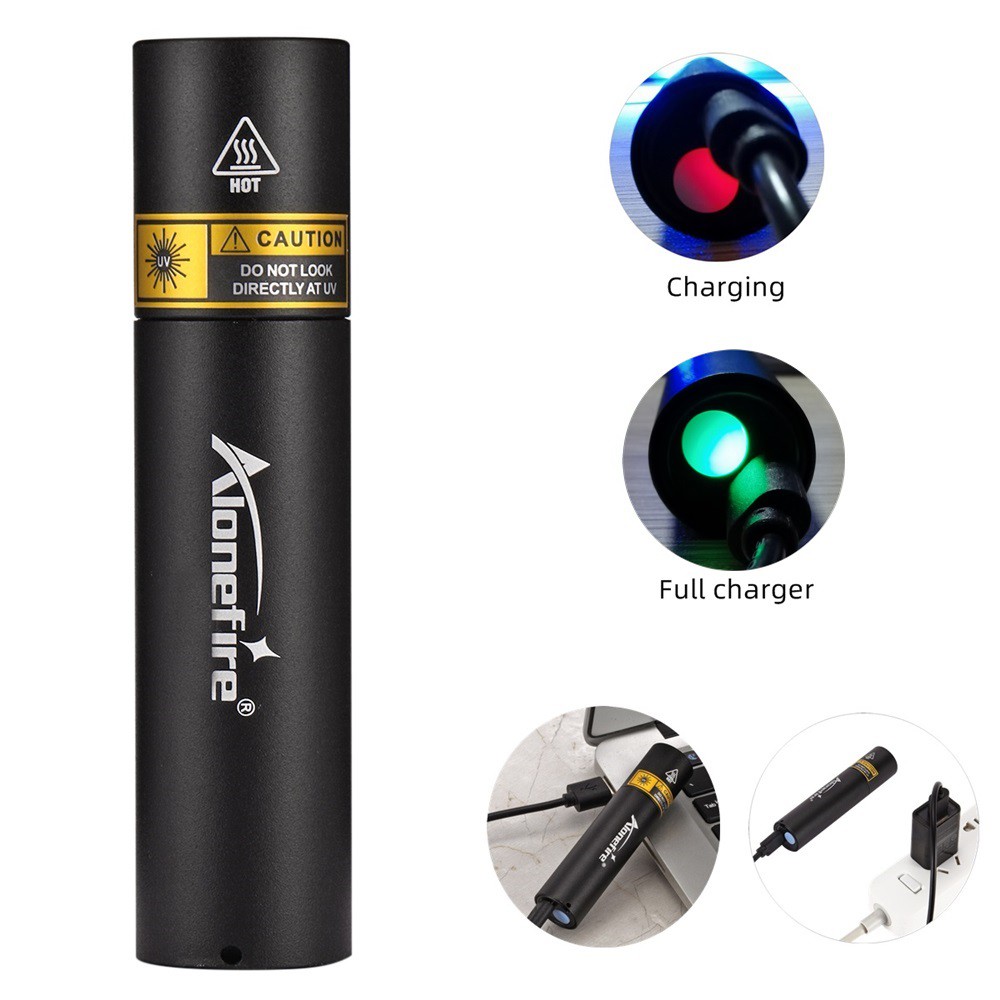 Đèn Pin Alonefire SV15 Uv 365Nm 5W Cổng Sạc Usb Tiện Lợi