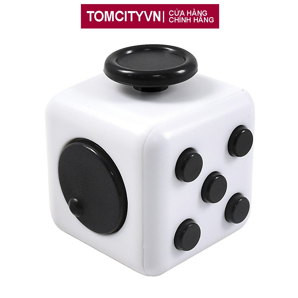 Fidget Cube Quà tặng Kì Diệu giảm stress màu ngẫu nhiên (tặng 02 Xúc Xắc Xí Ngầu)