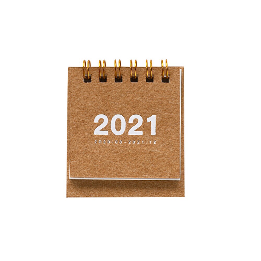 Lịch Mini Để Bàn 2020.08-2021.12 DIY