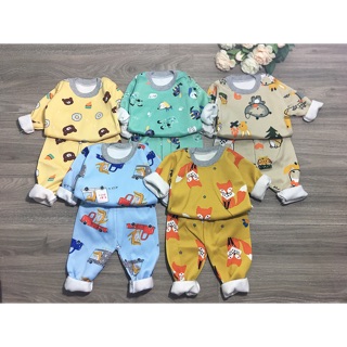 Bán sỉ 25 bộ nỉ lông cho bé