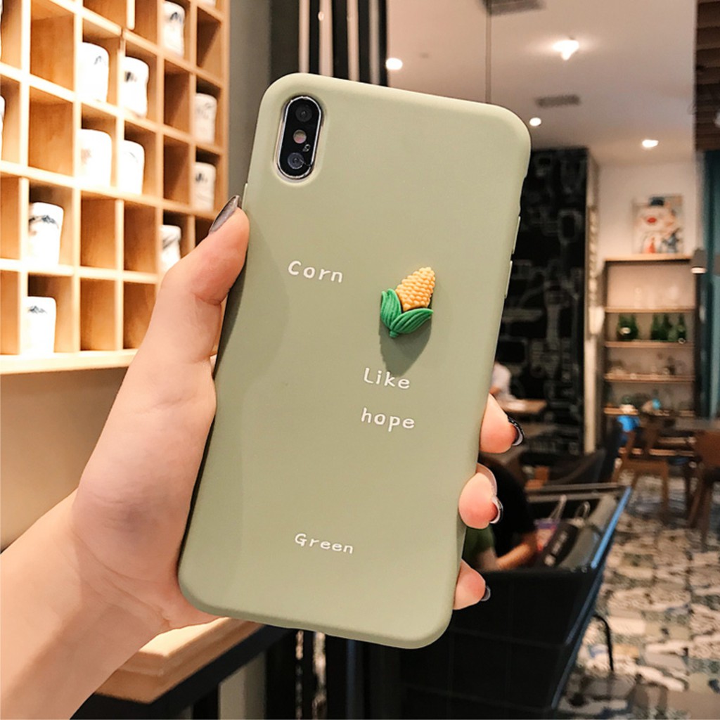 [ OPPO ] Ốp Lưng Silicon Trái Cây Nổi 4 - M006