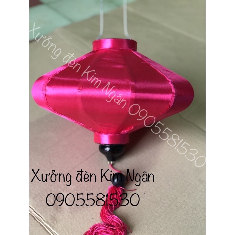 Đèn lồng đĩa bay Hội An  vải phi trơn chống nước