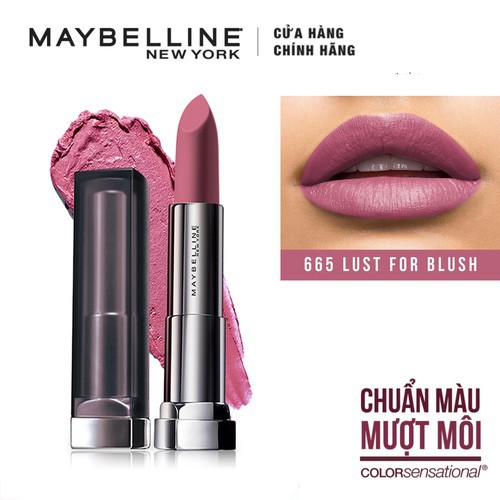Son Maybelline 665 Lust For Blush Creamy Matte Lipstick