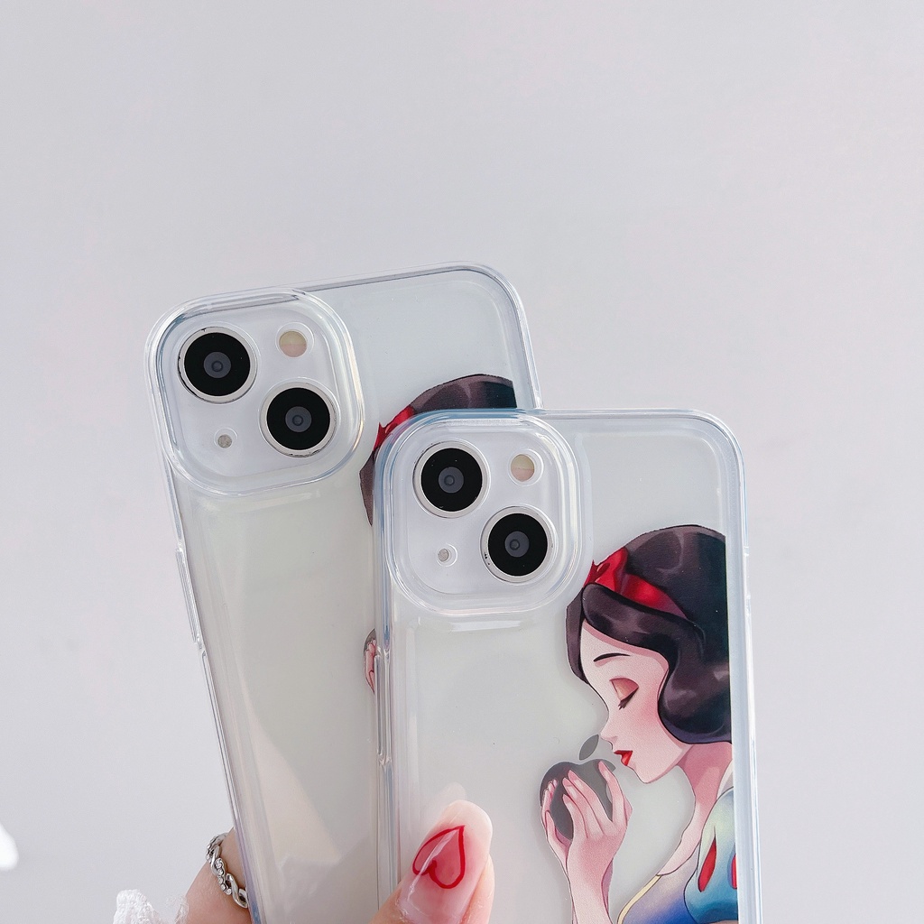 Ốp Điện Thoại TPU Họa Tiết Bạch Tuyết Hoạt Hình Mới Cho iPhone11 xs max 7P/8Plus/12pro/13/pro max
