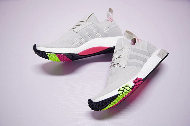 GIÀY THỂ THAO NAM NỮ NMD RACER PRIMEKNIT ASH GREY BLUE