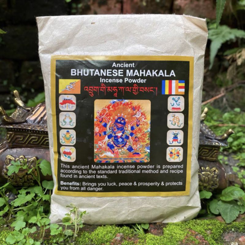 Trầm bột thảo mộc Bhutan các bổn tôn Dược Sư Tài Bảo Thích Ca Adida sur