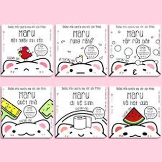 Combo 6 tập Ehon Maru rèn luyện kỹ năng sống cho bé từ 1 tuổi