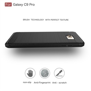Ốp điện thoại silicon áo giáp mỏng chống sốc dành cho Samsung Galaxy C9 Pro