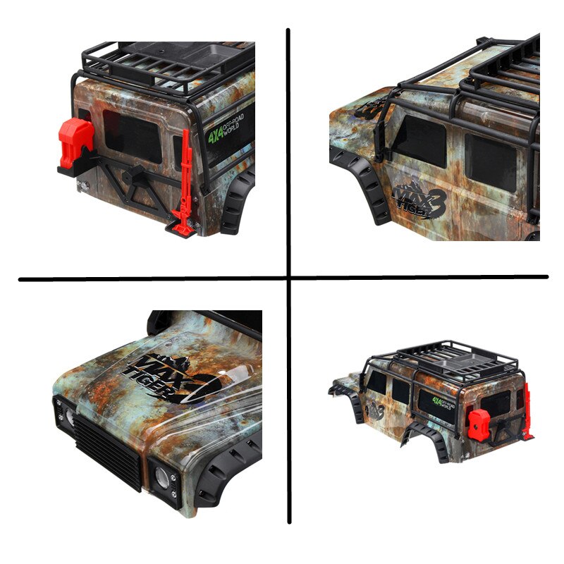 Vỏ Thân Xe HB ZP1001 Thay Thế Cho Xe Điều Khiển Từ Xa 1 / 10