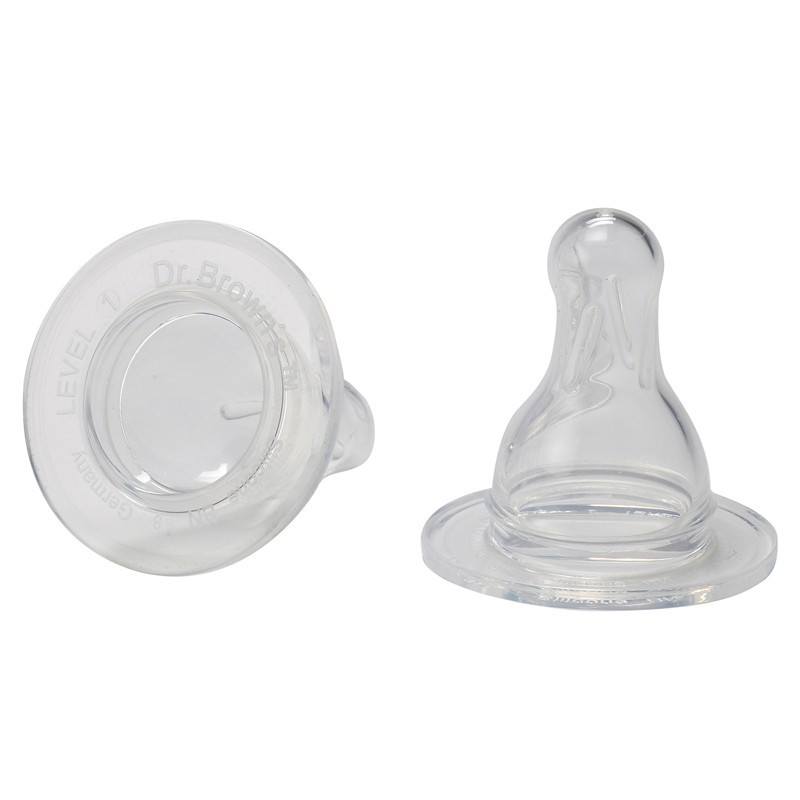 Núm ty Dr Brown's options (cổ hẹp/vỉ 2 chiếc) [mẹ và bé]