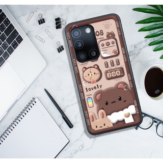 Ốp Lưng SamSung A13 - A23 - A53  - A73 , In Hình Gấu Chocolate đáng yêu.