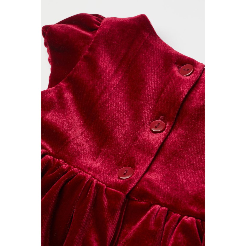 Váy nhung tutu đỏ HM H&amp;M_hàng chính hãng Anh