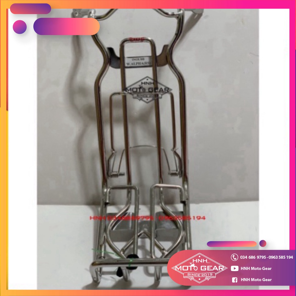 Baga Inox Cho Honda Wave A / Rs Chính Hãng Kim Phụng