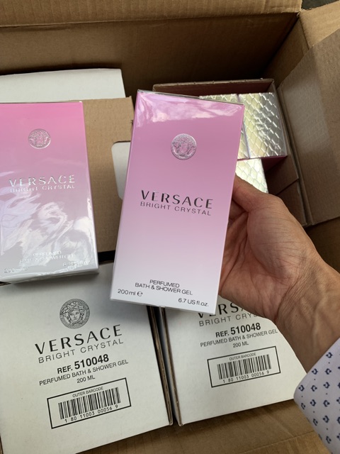 [FreeShip] Sữa tắm Nước hoa Versace Bright Crystal Perfumed Bath and Shower Gel 200ML fullbox
