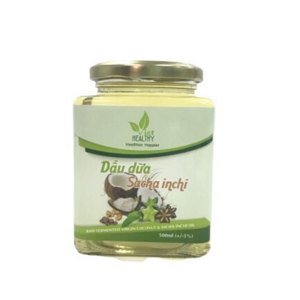 Dầu dừa Sacha Inchi tươi lạnh Viet Healthy 500ml