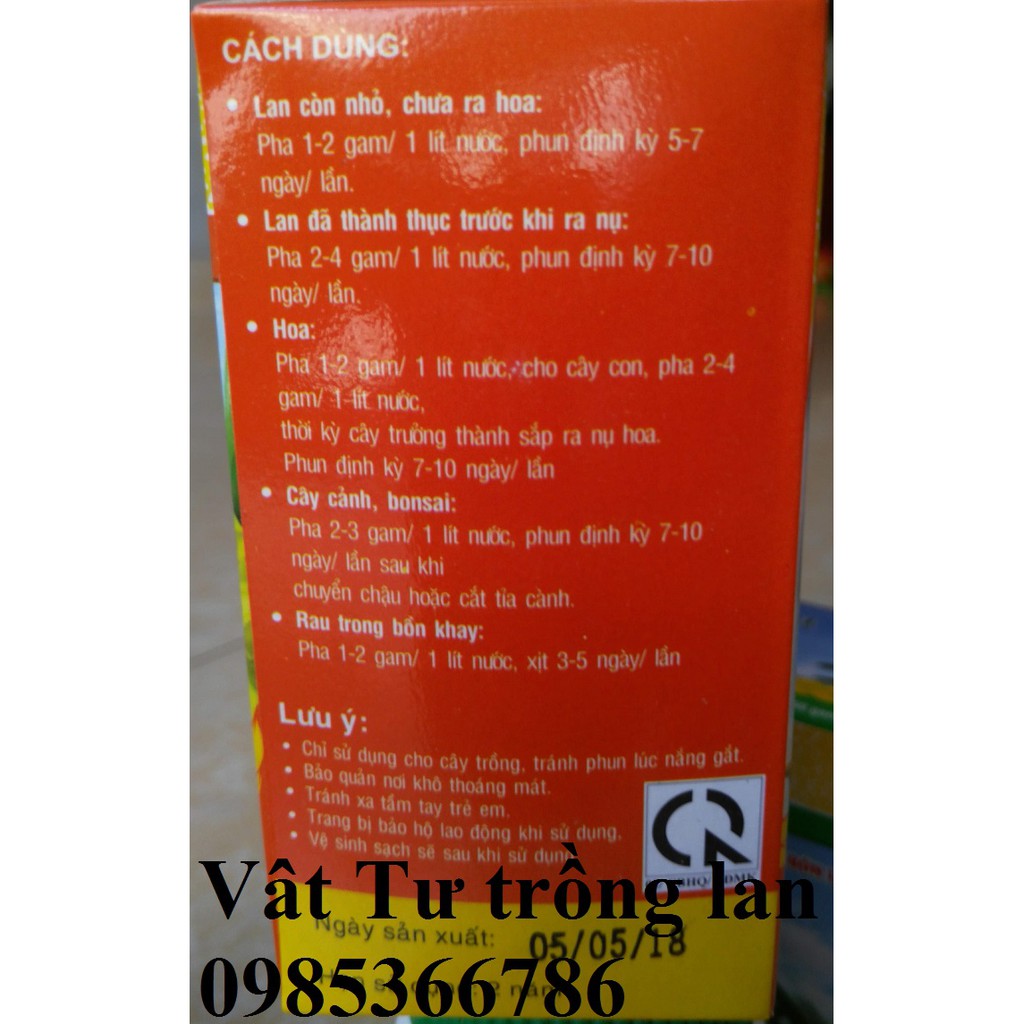 Phân bón lá Đầu trâu 701 kích thích phân hóa mầm hoa, giúp hoa ra sớm và ra nhiều hoa