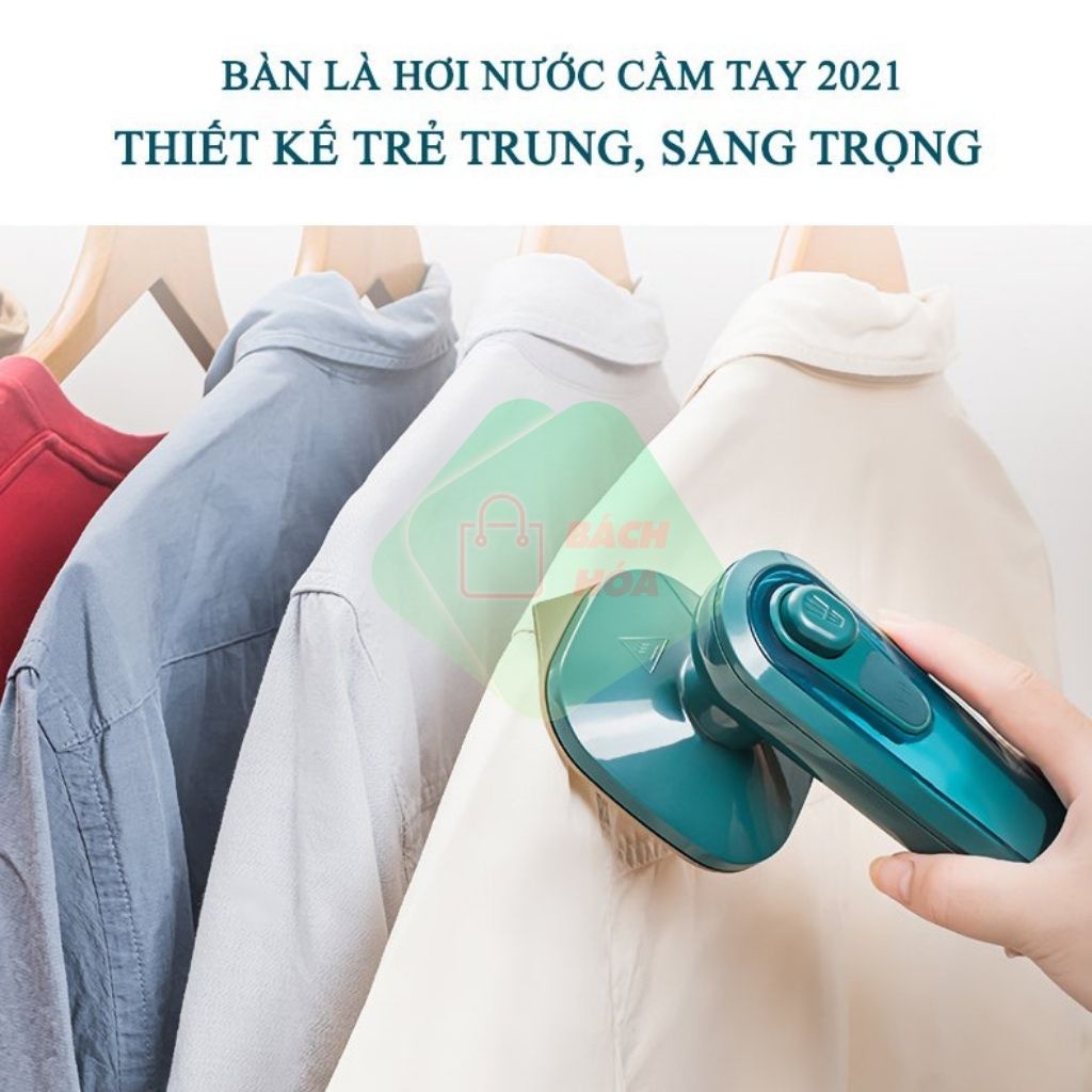 Bàn Là Hơi Nước Cầm Tay Mini, Bàn Ủi Quần Áo Hơi Nước Công Suất 33W Cao Cấp, Đa Năng, Tiện Dụng