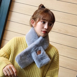 KHĂN QUÀNG CỔ LÔNG THỎ STYLE HÀN QUỐC