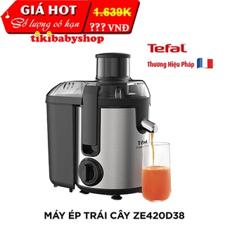 Máy ép trái cây tefal ze420d38 - công suất 400w - dung tích 950ml - hàng chính hãng