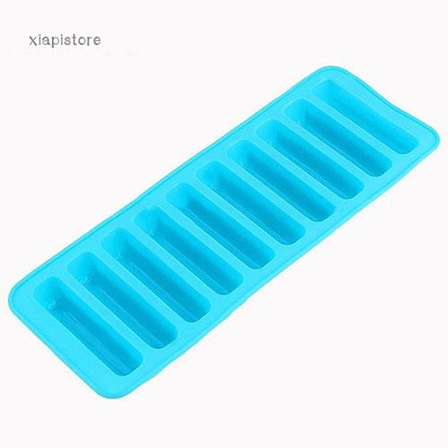 1 Khuôn nhựa làm đá/bánh tiện dụng hình tròn thon dài