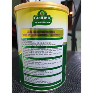 Bột dinh dưỡng tăng cân Grall – MD Glucidex Maltodextrine - Bệnh viện Nhi đồng 2