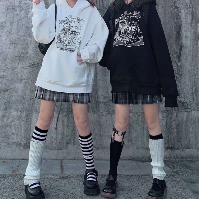 [ORDER-SẴN] ÁO HOODIE ULZZANG NỈ CÓ LÓT BÔNg | BigBuy360 - bigbuy360.vn