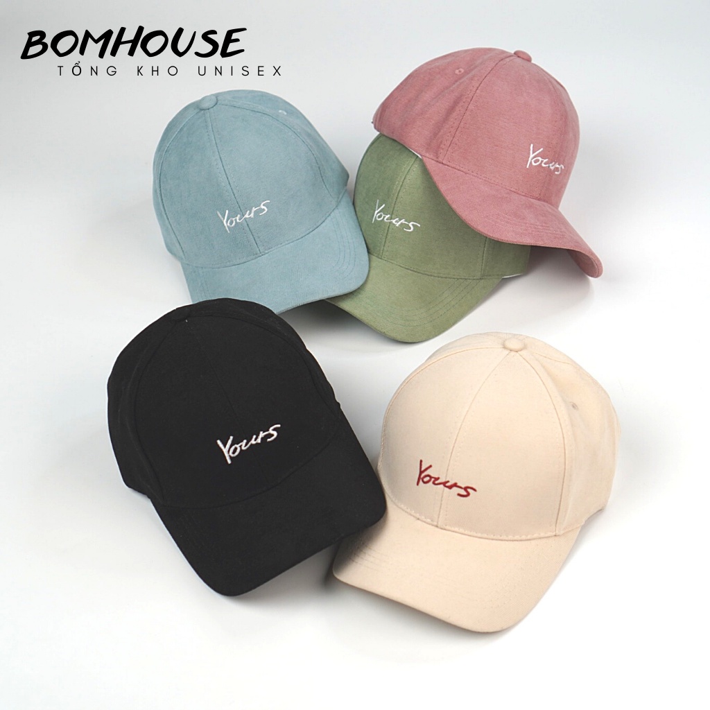 Mũ Lưỡi Trai Nón Kết YOURS Nam Nữ Ulzzang Unisex BOM HOUSE