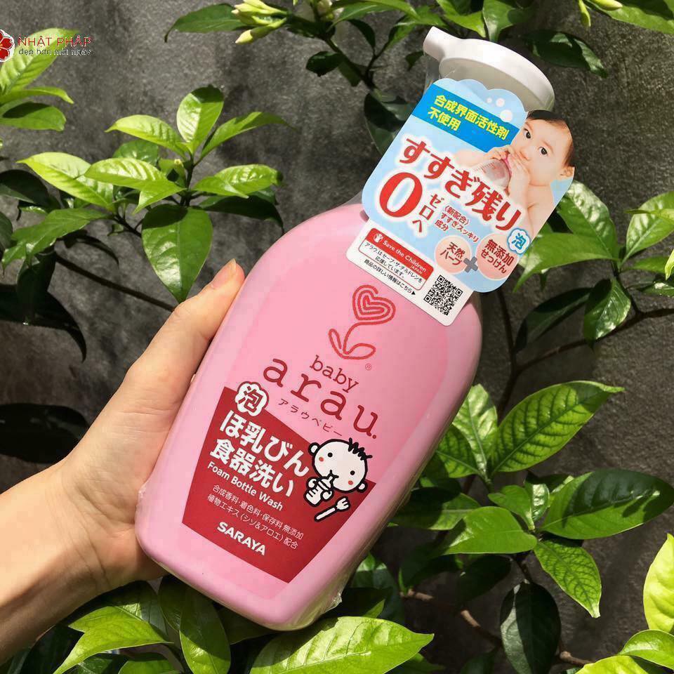 Nước Rửa Bình Arau Baby Dạng Chai 500ML