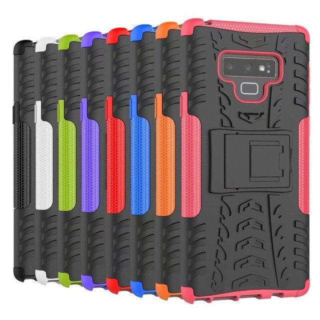 Vỏ điện thoại cho  armor 2 trong 1 cao su lai kickstand vỏ điện thoại pc cứng