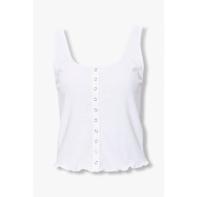Áo croptop nút bấm xuất xịn