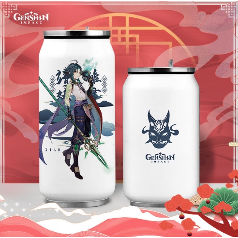 Bình nước giữ nhiệt Genshin Impact 500ml