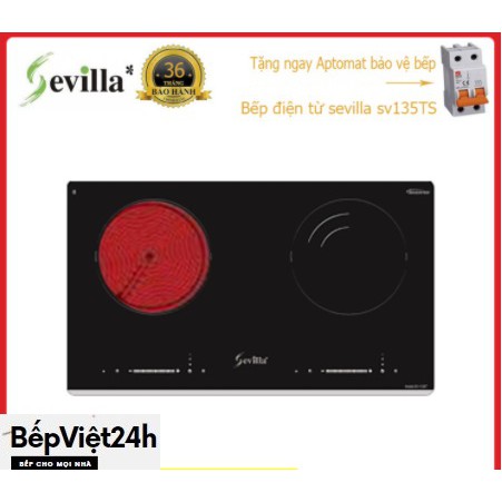 Bếp điện từ đôi Sevilla SV135TS