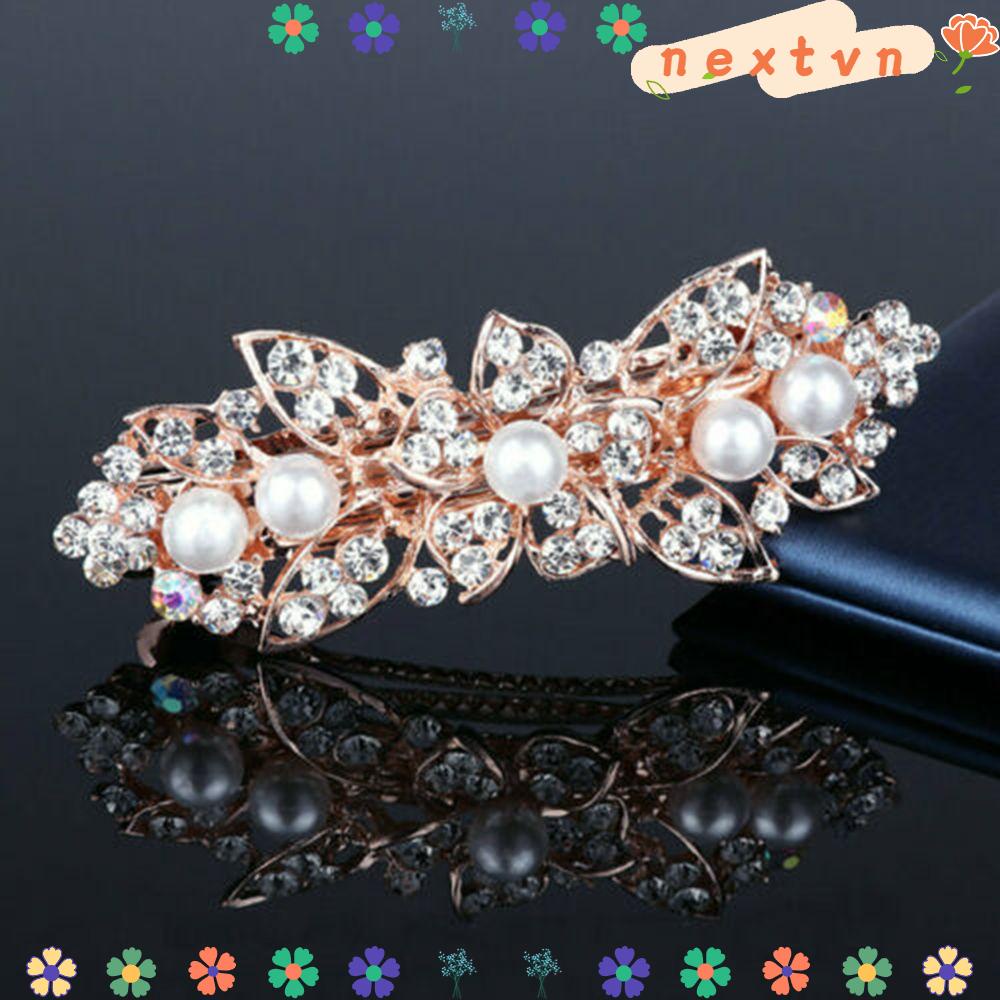 Kẹp tóc đính đá sang trọng cho nữ