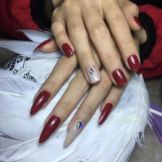 lông vũ chụp ảnh nails