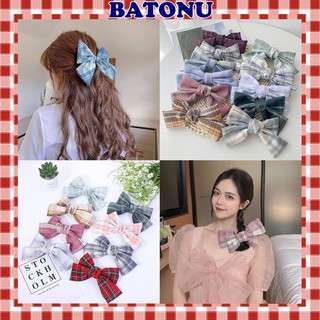 Kẹp tóc nơ hàn quốc bản to kẹp nơ sau dễ thương cực đẹp KT12