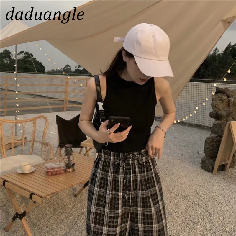 Áo thun Daduhey không tay phong cách thể thao thời trang mùa hè 2022 cho nữ Plus size