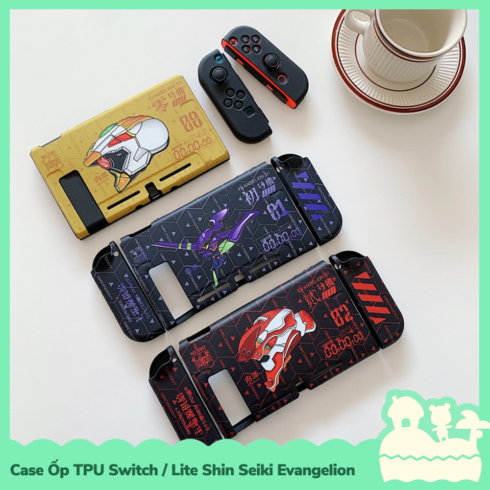 [Sẵn VN - NowShip] Phụ Kiện Case Ốp Lưng Nintendo Switch / Switch Lite TPU Dẻo Game Shin Seiki Evangelion