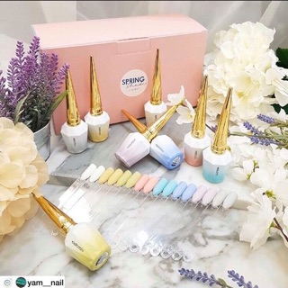 Bộ sản phẩm sơn gel Hàn Quốc estemio collection Spring shade- 8 chai tone pastel