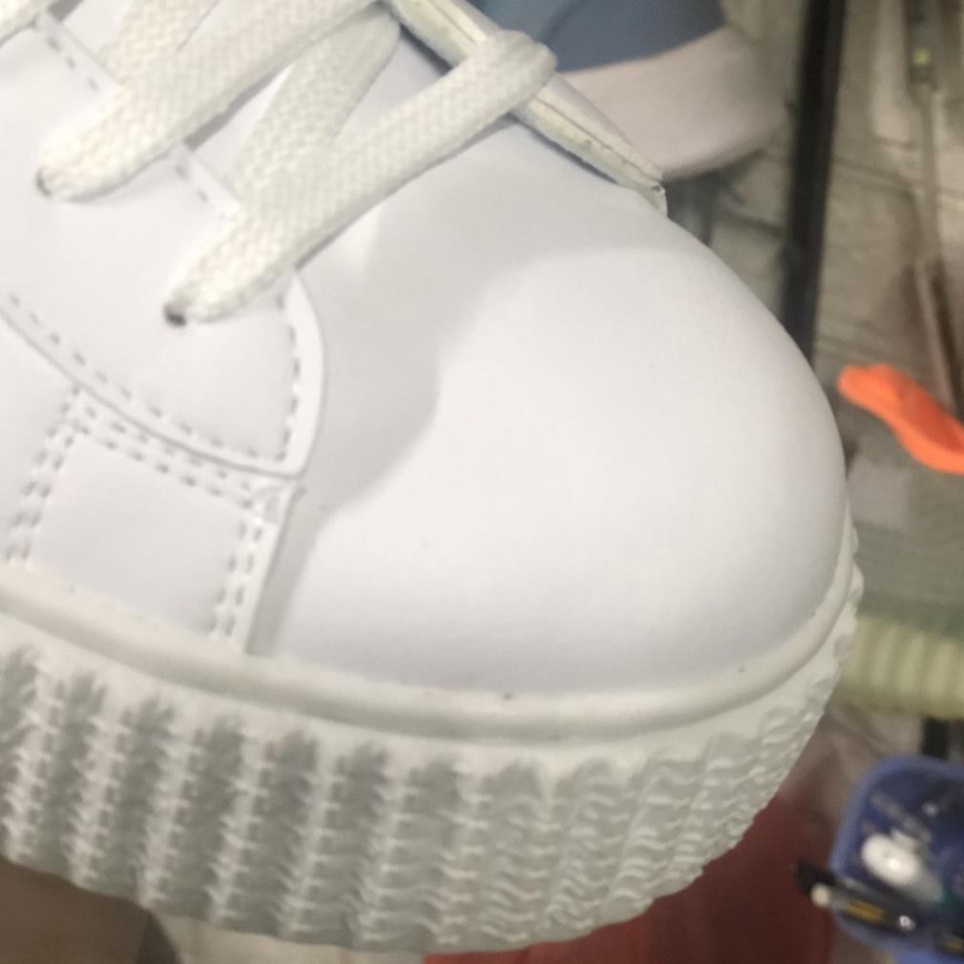 Giày Thể Thao Nữ PUAMA Trắng Vạch Đen Đế Tăng Chiều Cao, Hàng Chuẩn Rep 11 | BigBuy360 - bigbuy360.vn