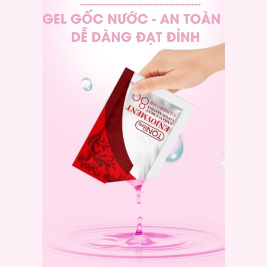 Gel bôi trơn Tono Hime, gel bôi trơn tình dục tăng khoái cảm cho nữ 1 gói 8g - Exper store