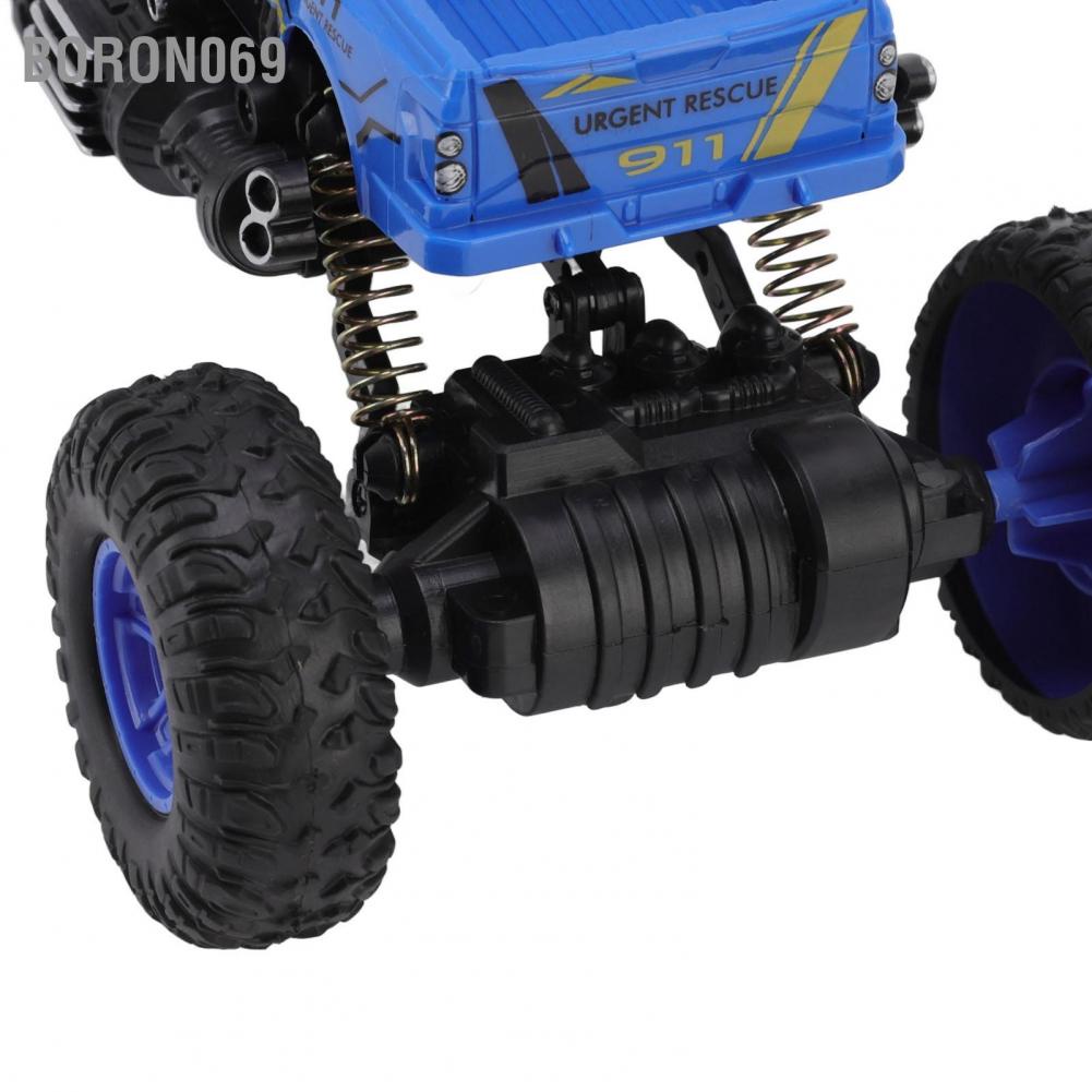 Xe điều khiển từ xa Chống va đập 1:18 Scale RC Crawler Electric Toy for Boys and Girls Blue Boron069