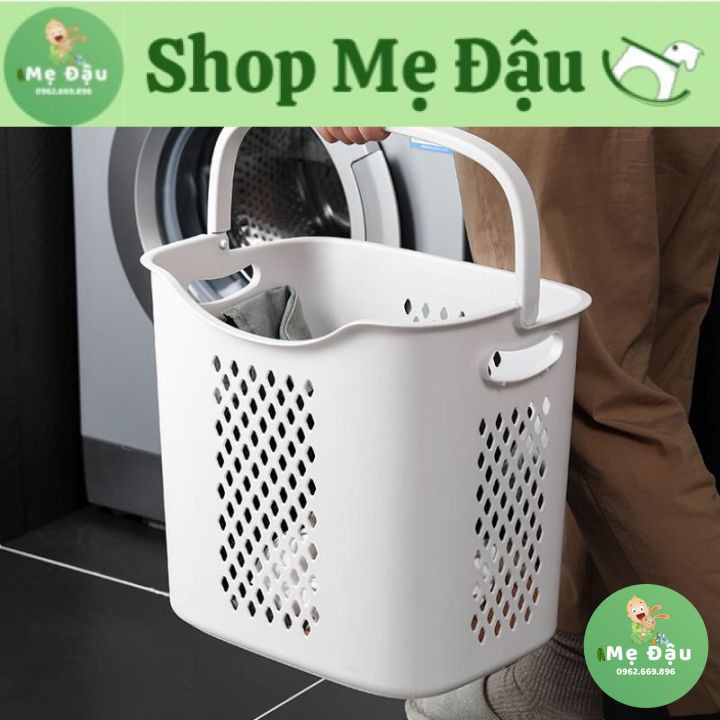 💥 FREESHIP💥 Kệ giỏ  3 tầng có bánh xe bằng nhựa plastic đựng đồ cho bé, kệ để đồ nhà tắm, đồ máy giặt, đồ dơ - Giá để đồ