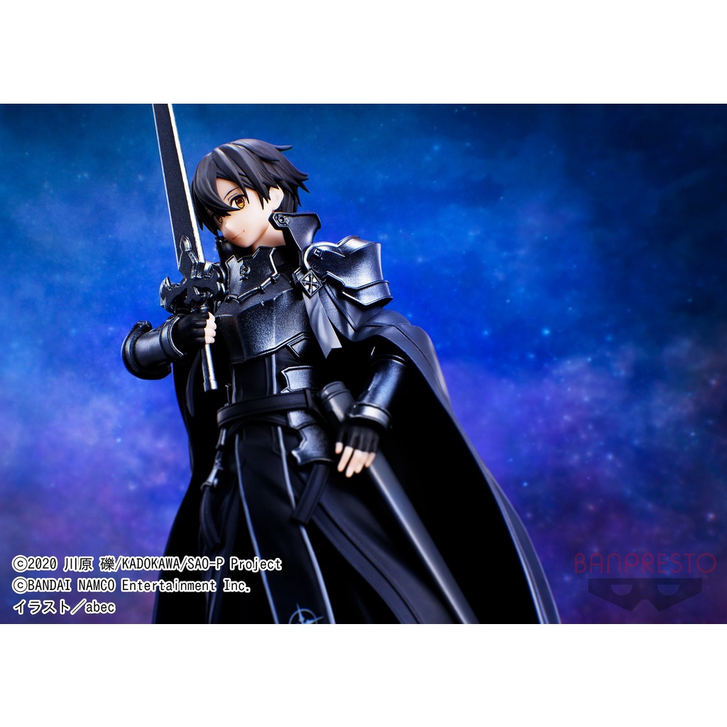 Mô Hình Figure Chính Hãng Anime SAO Sword Art Online Alicization Rising Steel Integrity Knight Kirito Figure, Bandai