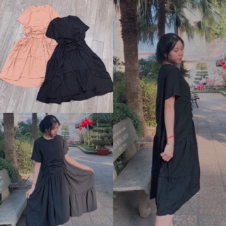 [SALE GIÁ SỐC] ĐẦM SUÔNG NHÚN EO LAI BÈO CỰC XINH