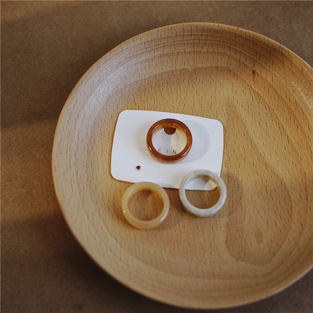 Nhẫn Nhựa Acrylic Phong Cách Vintage Thời Trang Dành Cho Nữ