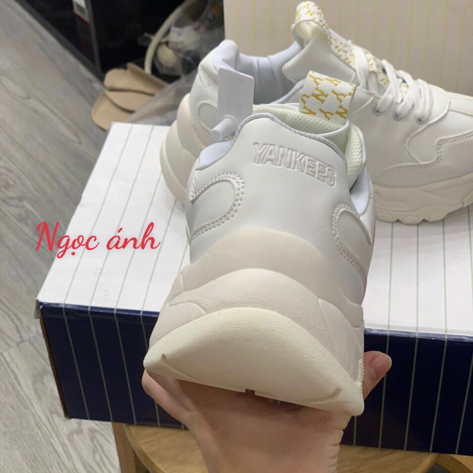 Giày thể thao sneaker  M L B NY SAO VÀNG độn đế cao ,đế tách 2 tầng